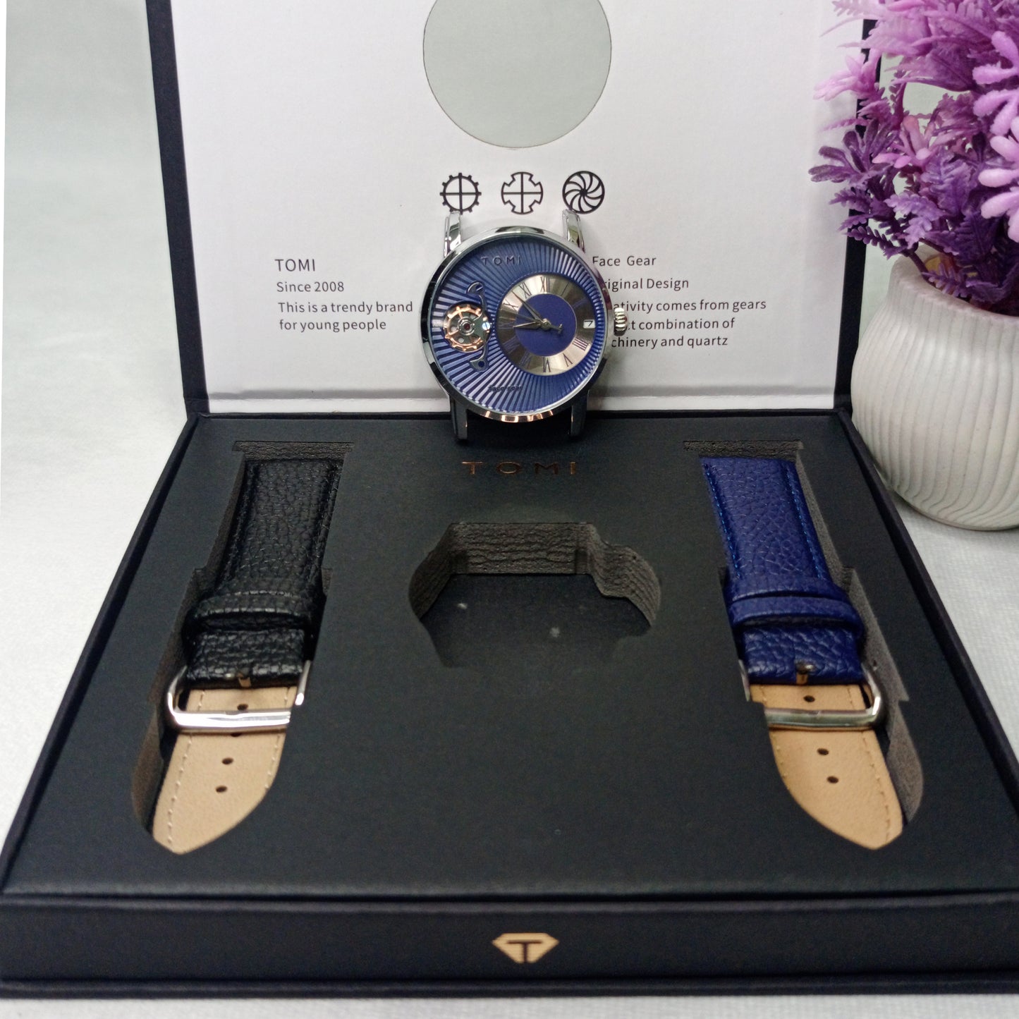 Classic Blue - Premium Edition With Date - Tomi