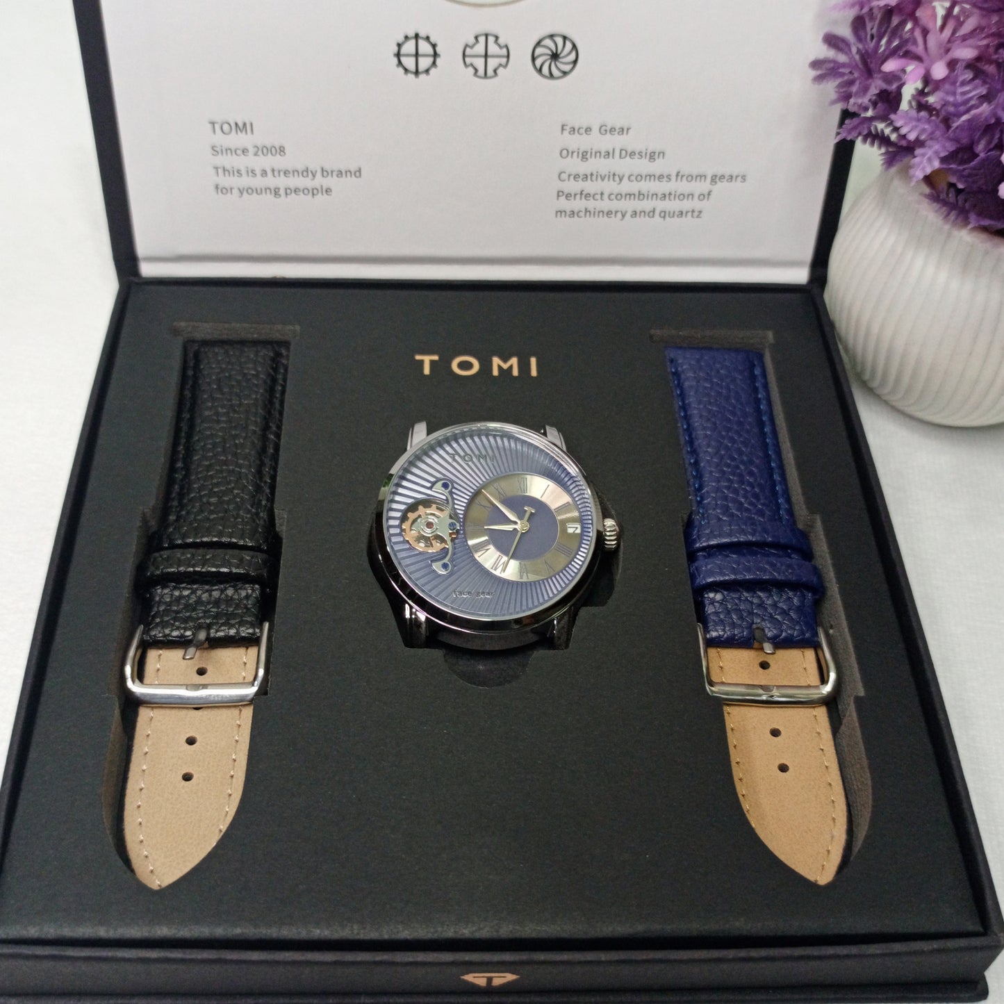 Classic Blue - Premium Edition With Date - Tomi