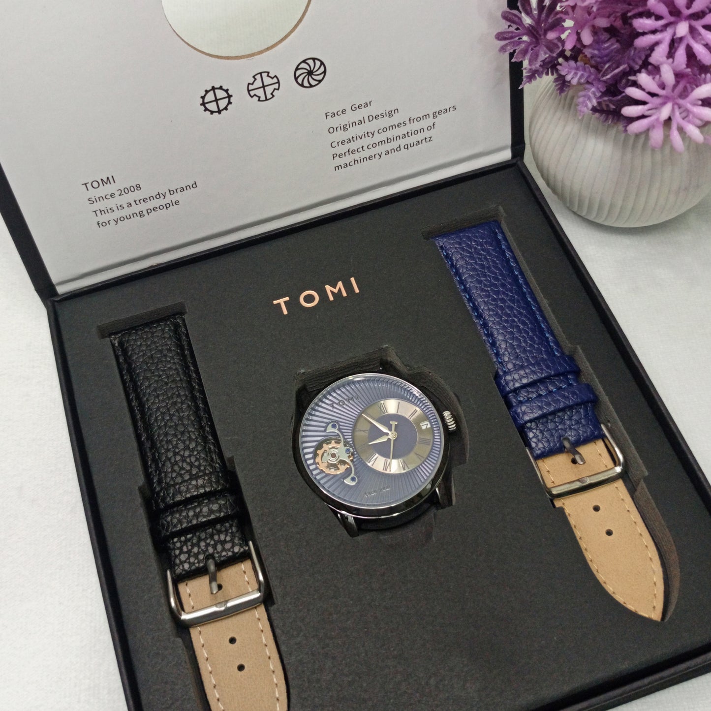 Classic Blue - Premium Edition With Date - Tomi