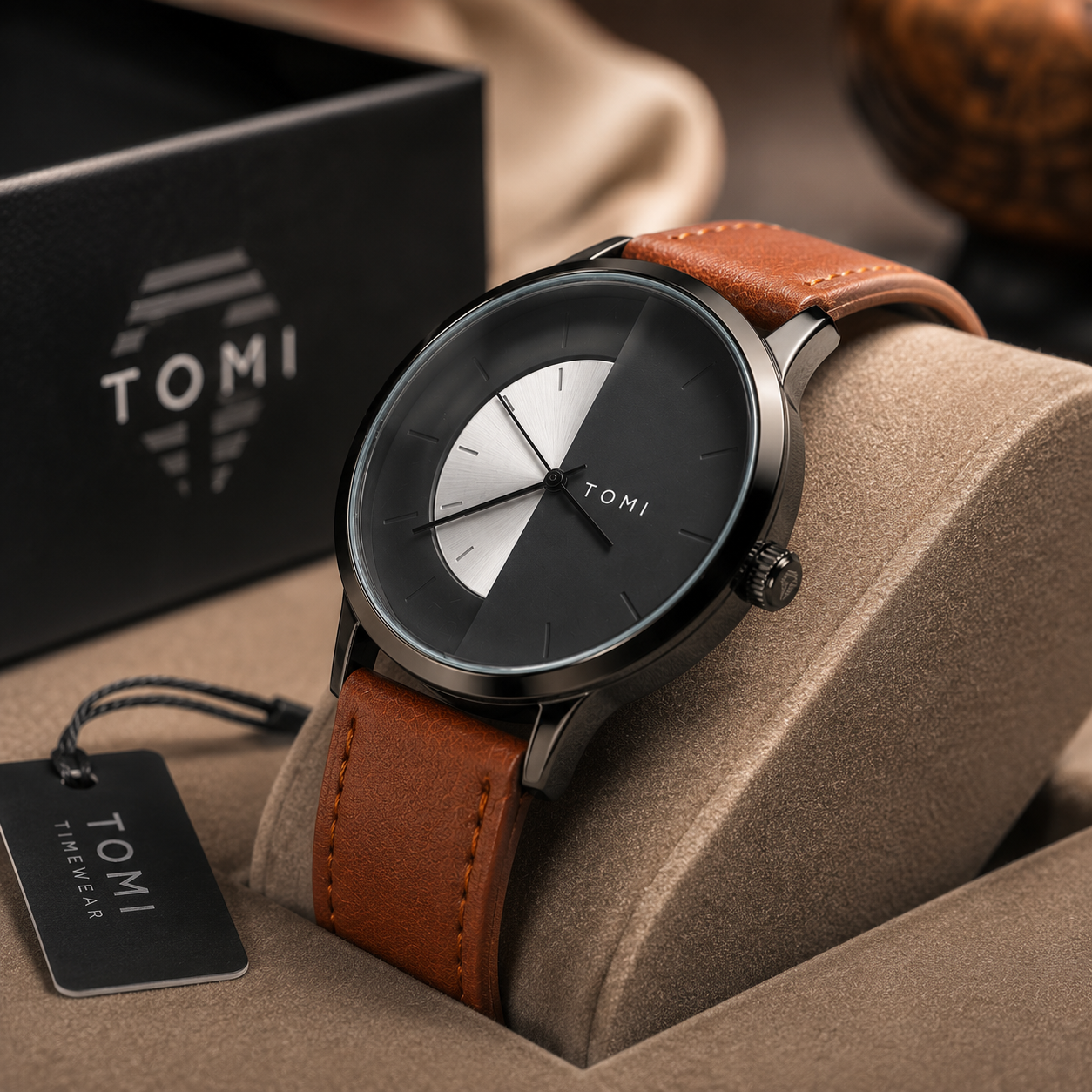 Luxury Leather Watch Limited Edition - Tomi