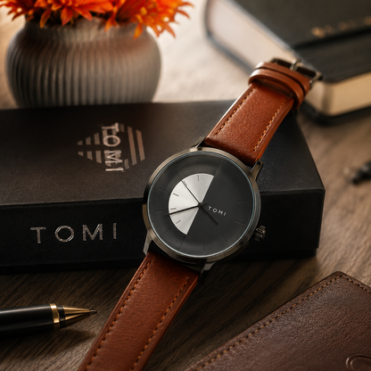Luxury Leather Watch Limited Edition - Tomi