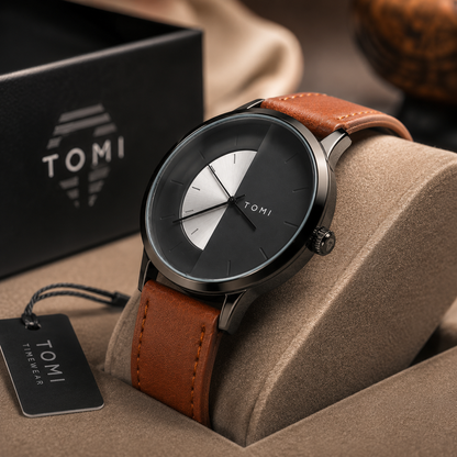 Luxury Leather Watch Limited Edition - Tomi