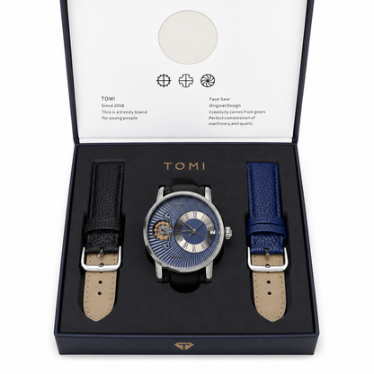 Classic Blue - Premium Edition With Date - Tomi