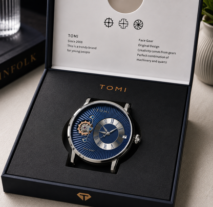 Classic Blue - Premium Edition With Date - Tomi