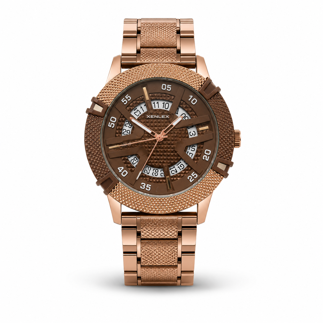 Premium Elite Timepiece - Heavy Chain With Date -  Xenlex