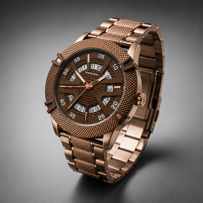 Premium Elite Timepiece - Heavy Chain With Date -  Xenlex