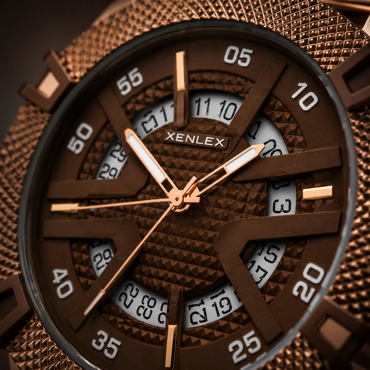 Premium Elite Timepiece - Heavy Chain With Date -  Xenlex